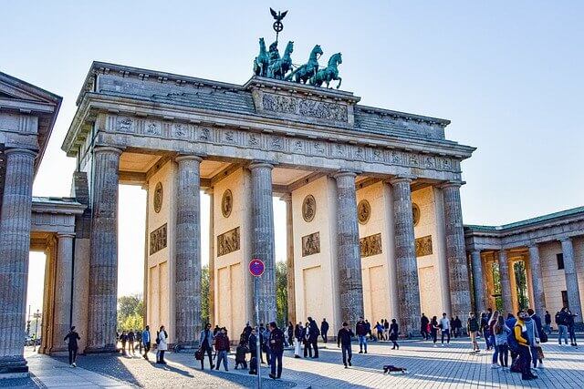 Símbolo de la puerta de Brandenburgo de Alemania