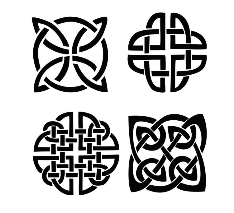 Tipos de nudos de escudo celta