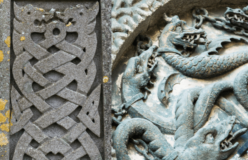 Tipos de dragones celtas