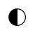 círculo blanco y negro